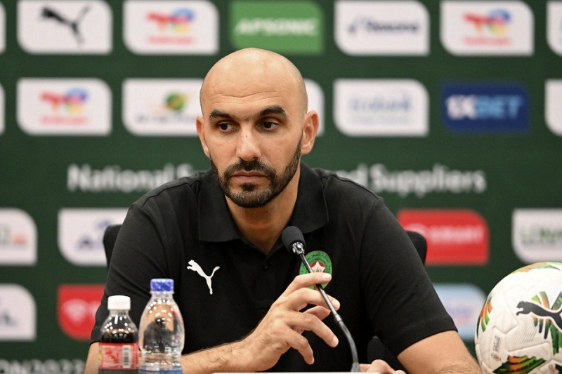 الركراكي يتطلع لإنجاز تاريخي أمام زامبيا رغم ضمان التأهل المونديالي